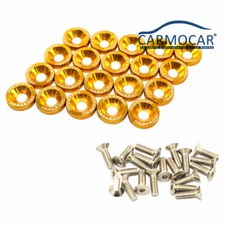 Gold Aluminum Fender/Bumper Washer/Bolt Engine Bay Dress Up Kit  20 PCS /Set