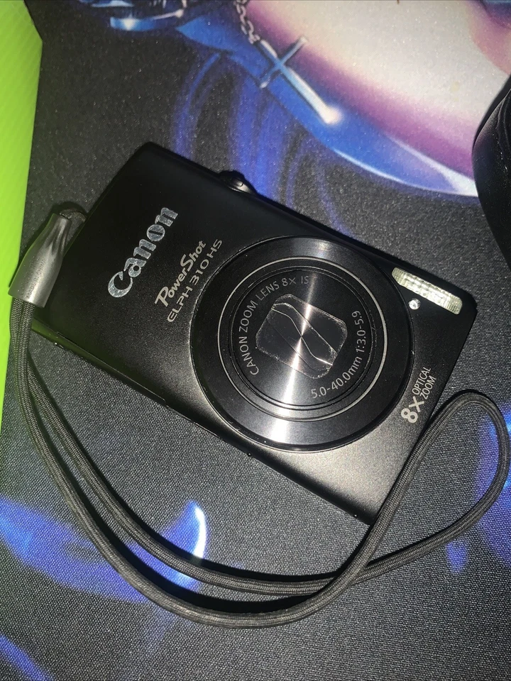 Canon PowerShot ELPH 310 HS Digital Camera - Black W/ Charger - Image 3 of 4