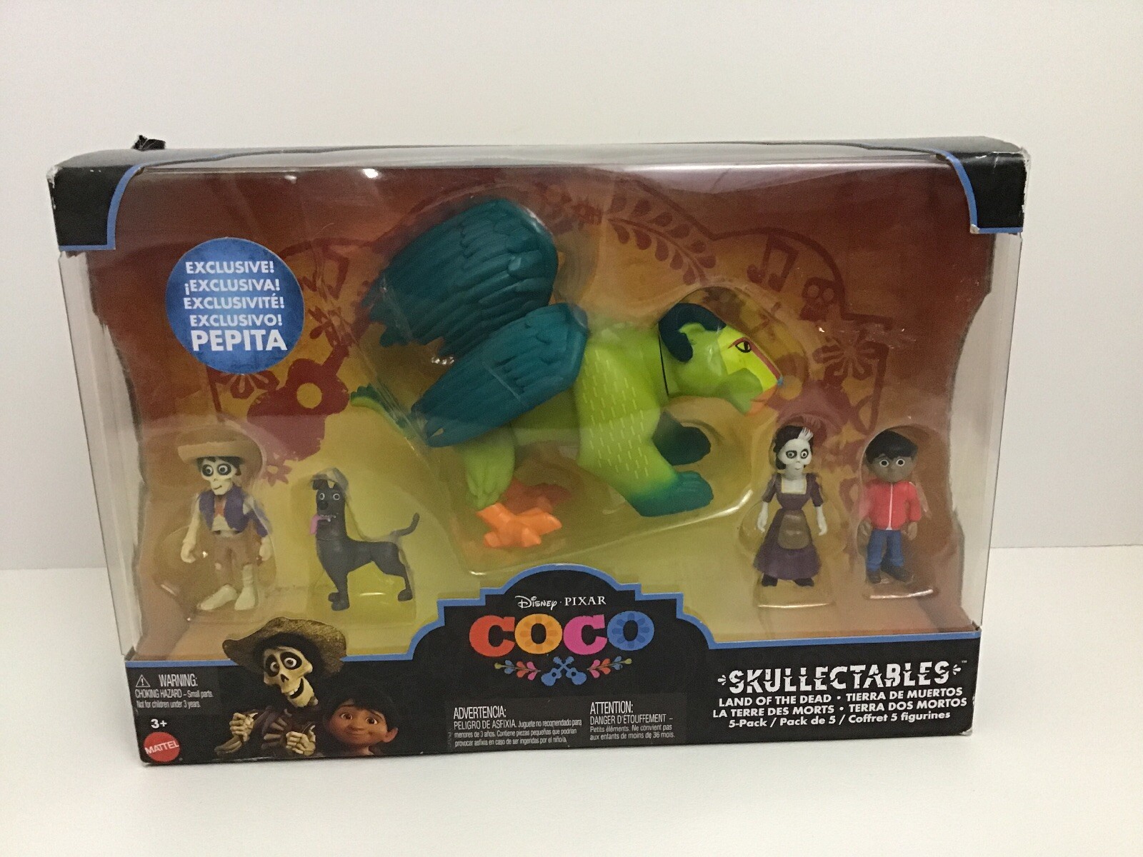 Muñecos y figuras Juguetes y juegos CoCo Disney Pixar Skullectables Land of The Dead Mattel 5 Pack Juguetes y juegos Coches y figuras