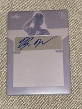 BRANDON NEELY 2020 Leaf Perfect Game AUTOGRAPH PLATE #1/1 GATORS, RED SOX