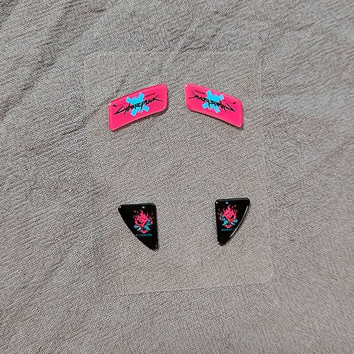 1Pack Glass Mouse Skates Glide Feet Pads Mouse Feet Sticker For Viper Ultimate - Photo 9/15