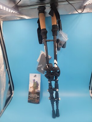 TrailBuddy Trekking Poles 2-pc Pack Adjustable Hiking/Walking Sticks -Blue NWT