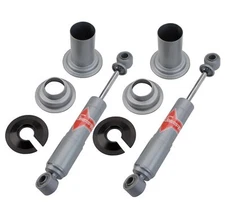 Pair Set of 2 Rear Gas-a-just KYB Susp Struts Assemblies For Jaguar Xj6 XJ12 XJS