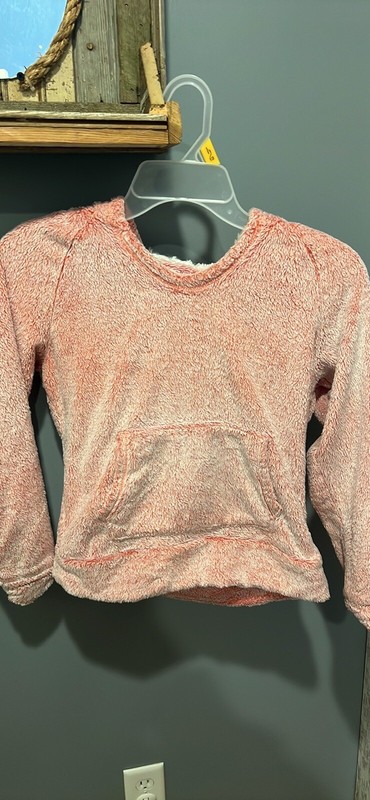 Girls Members Mark Soft Plush Pullover Size 10/12