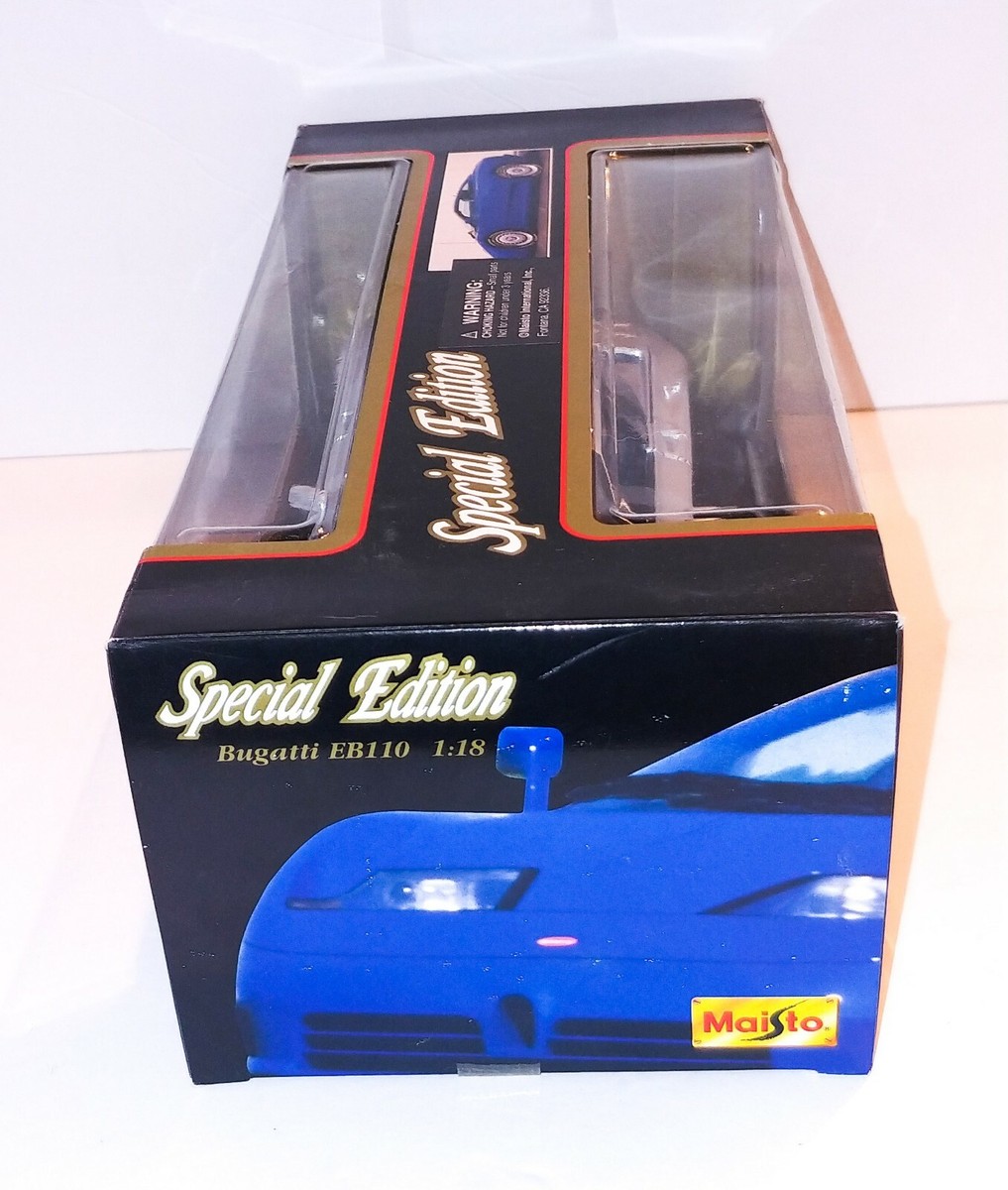 1992 Bugatti EB110 - Silver 1:18 Scale | Maisto Special Edition