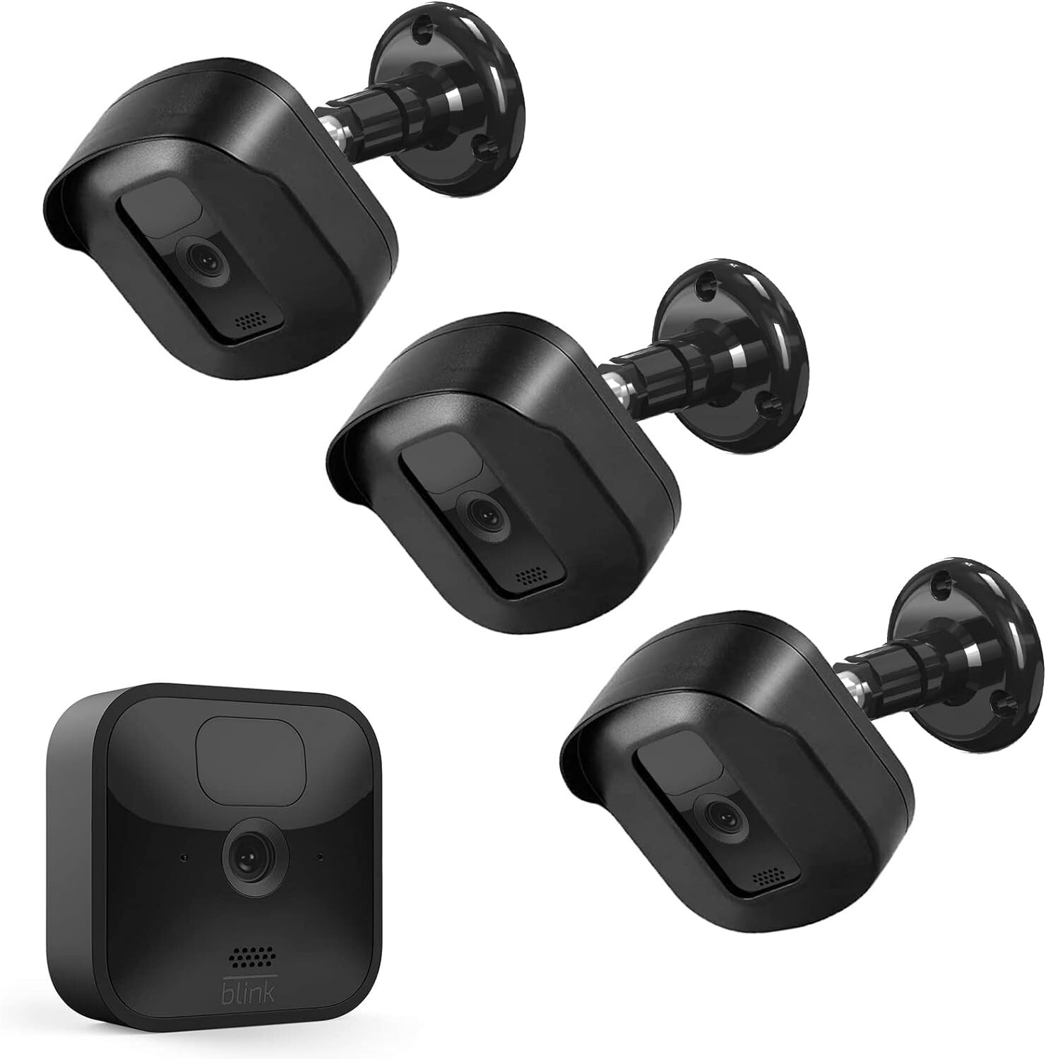 Blink Xt2 Wall Mount Bracket, 3-pk Plastic Housing/Mount w Blink Sync Module-image