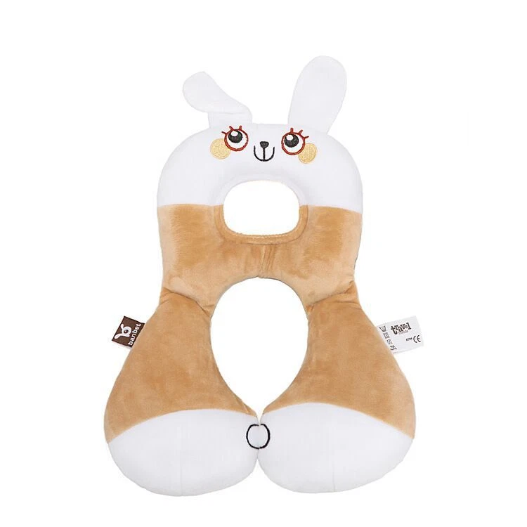 Cute Animal Neck Pillow for Kids 1-4 Years - Soft Travel Headrest