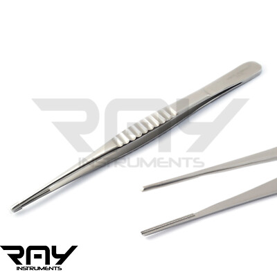 Medical Surgical Tweezers Dental Nursing Serrated Tips Cotton