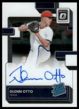 2022 Donruss Optic #RRS-GO Glenn Otto Rated Rookie Signatures Texas Rangers