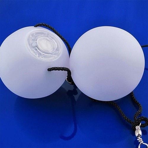 2 Pack Multicolor Glow POI LED Balls Flashing Light For Adult Kids Juggling New - Picture 9 of 15