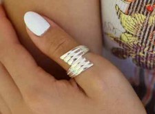 Geometric Ring 925 Sterling Silver Band  Statement Handmade Ring Allsize-B-30