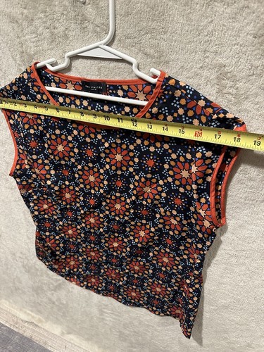 The Limited Sleeveless Blouse Shirt Women Top Size S Kaleidoscope Pattern Clean - Picture 5 of 7