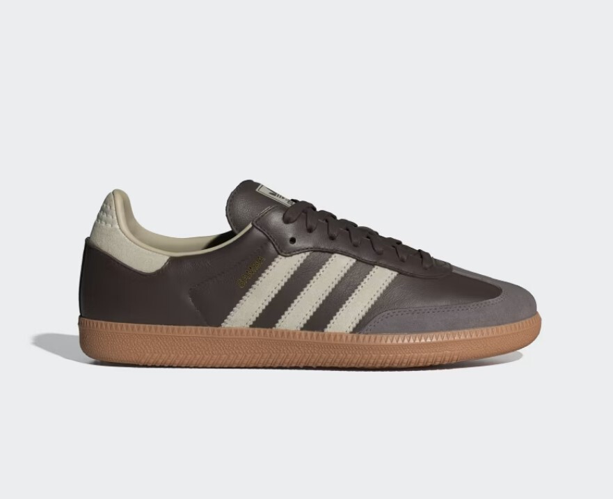 adidas Originals SAMBA OG MEN'S SHOES ID1481 Dark Brown Putty Grey
