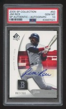 POP 1  PSA 10 JIM RICE 2005 SP AUTHENTIC SP COLLECTION AUTOGRAPH #ED 062/350 HOF
