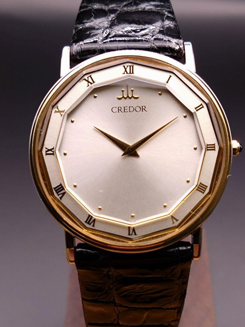 CREDOR SEIKO 電池なし 2F70-0290 Seiko Credor 2F70-0290 Quartz SS 18KT Mens Watch | eBay