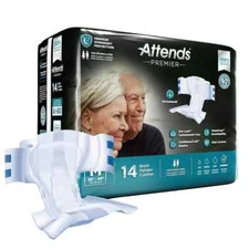 Attends Premier Tab-Style Briefs medium package 14ct adult diapers