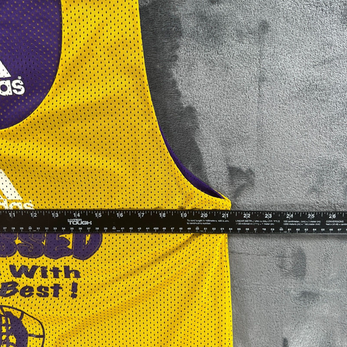 Adidas Basketball Jersey Men L Reversible Dwight Howard Lakers Summer Camp VTG - Picture 9 of 11