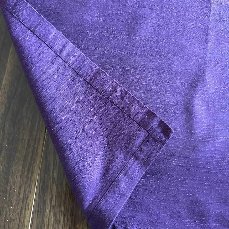 Crate & Barrel Purple Plum Rayon Blend EXTRA LARGE 20x20” Napkins Set Of 6 - Image 4 of 4