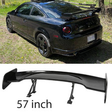 Glossy Black 57 Rear Spoiler Wing Truck Style For Chevrolet Cobalt Sedan T