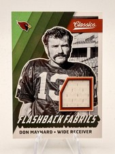 2017 Panini Classics #FF-DM Don Maynard Flashback Fabrics 161/399 Cardinals A2