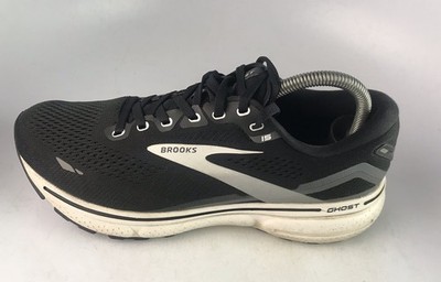 Brooks Ghost 15 Black/ Blackened Pearl Road Running Shoes Women's Sz 9 Wide D