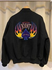 L Size Stadium Jacket 90S Y2K Hard Rock Hotel Cafe Embroidery