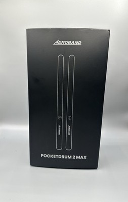 Aeroband Pocket Drum 2 MAX, Air Drum Sticks,Pedals & Bluetooth Adapter