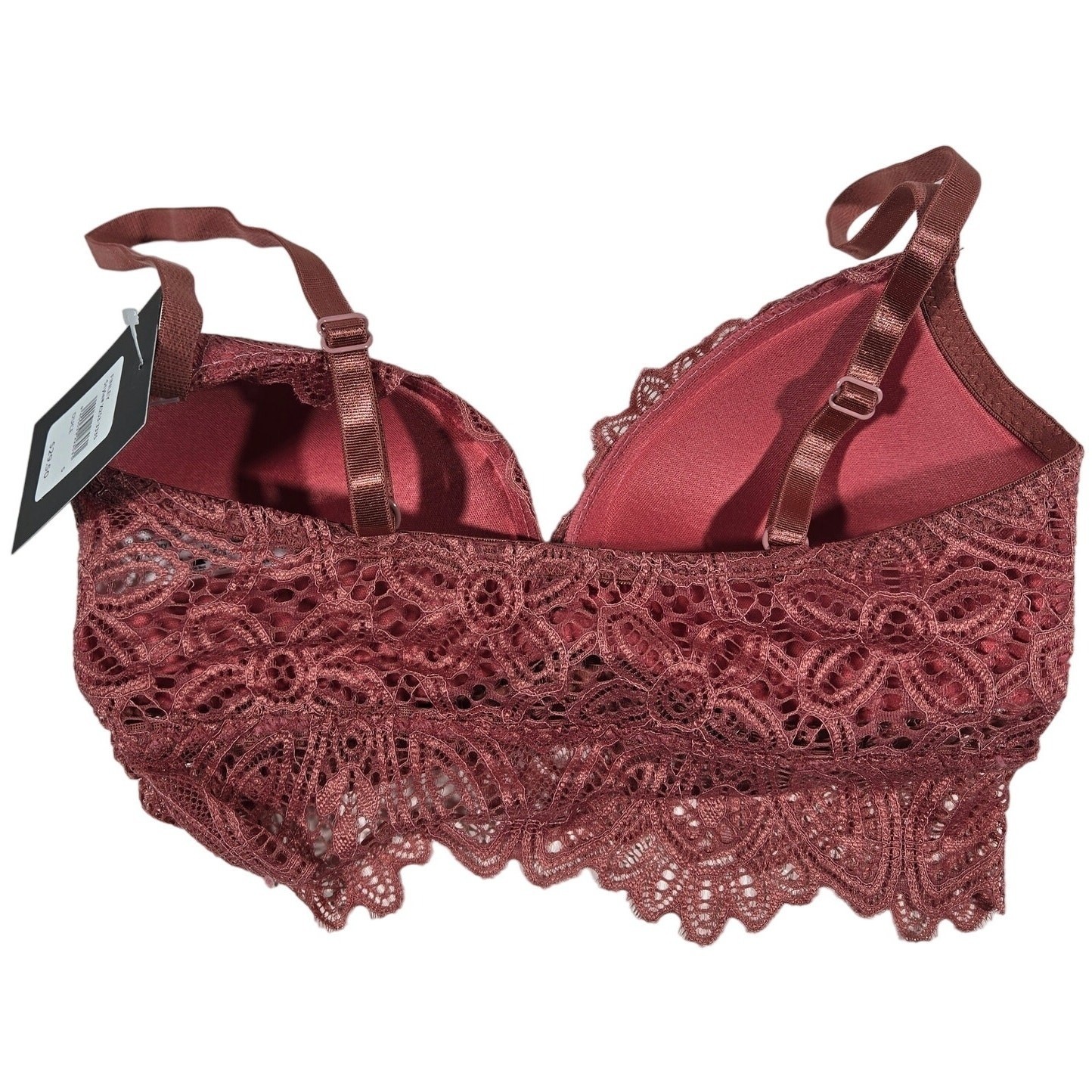 Frederick's of Hollywood Lace Bralette Duce Red Burgundy Bralet Bralette S