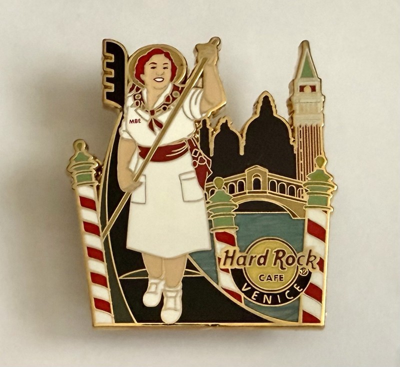 Hard Rock Cafe Venice Rita Gondolier Collector Pin Music Rock & Pop
