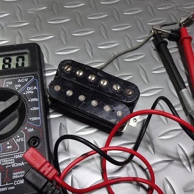 Gibson Humbucker Tonabnehmer 8,0 kΩ für Gitarre gebraucht, 13 cm Länge