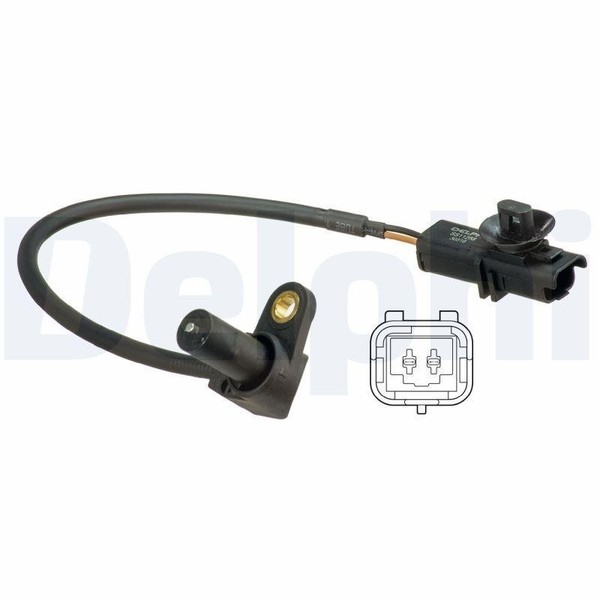 Delphi Impulsgeber Kurbelwelle Kurbelwellensensor Drehzahlsensor SS11258-image