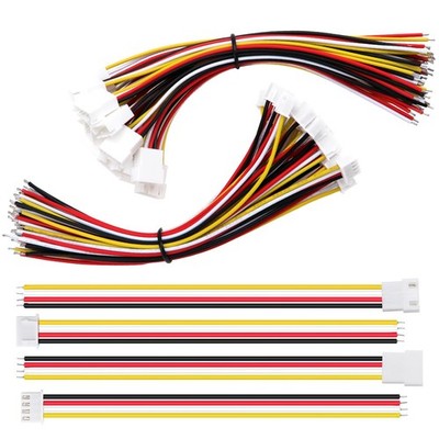 15 Paar JST 2.54 XH 4 Pin Steckverbinder, Mini Micro JST XH 2.54 mm 4Polige B...
