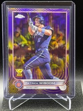 Patrick Wisdom 2022 Topps Chrome Sonic Purple/Yellow Refractor #282/299 - Cubs