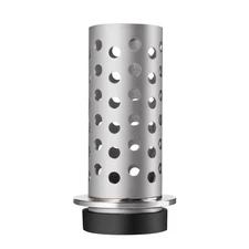 Perforated Stainless Steel Casting Flask for Vacuum Jewelry Casting Wall Flanged