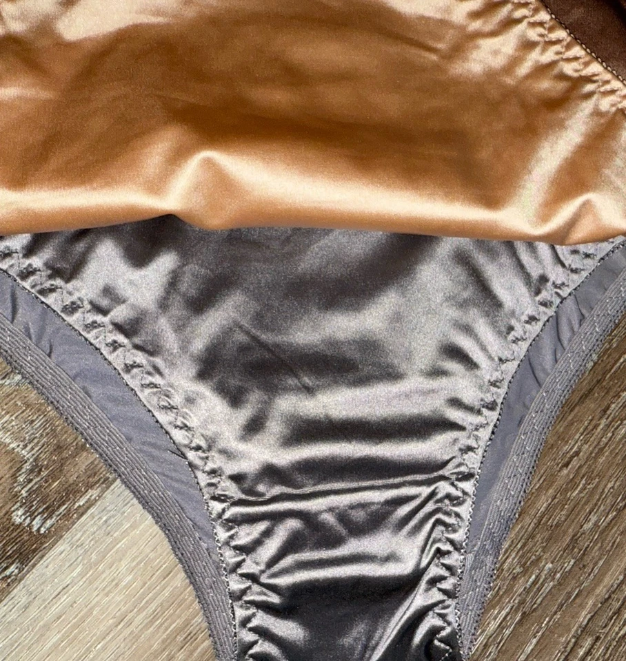 Betsey Johnson ~ 5 pares de ropa interior de bikini de pierna alta para mujer mezcla de nailon ~ M Foto 3 de 4