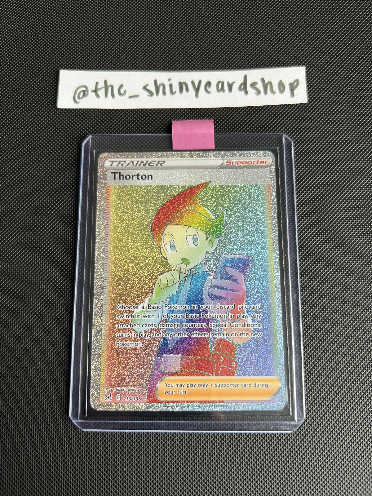 Thorton 210/196 RAINBOW SECRET RARE | Lost Origin | Near Mint Condition