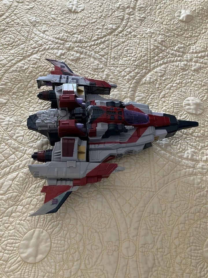 Transformers Cybertron 2005 Supreme Class Starscream Figura Misil Lote Basura Foto 4 de 4