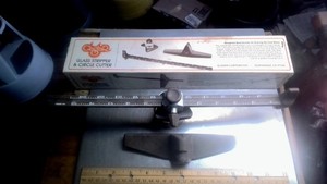 GLASTAR Glass Stripper + Circle Cutter + box vintage old stained tool