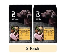 (2 pack) Pure Balance Chicken & Brown Rice Recipe Dry Dog Food, 30 lbs 0.93 per pound