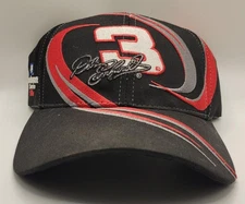 Vintage Chase Auth NASCAR Dale Earnhardt Strap Back Hat All Over Swirl
