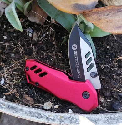 K25 Taschenmesser RED 7 7Cr13Mov Stahl