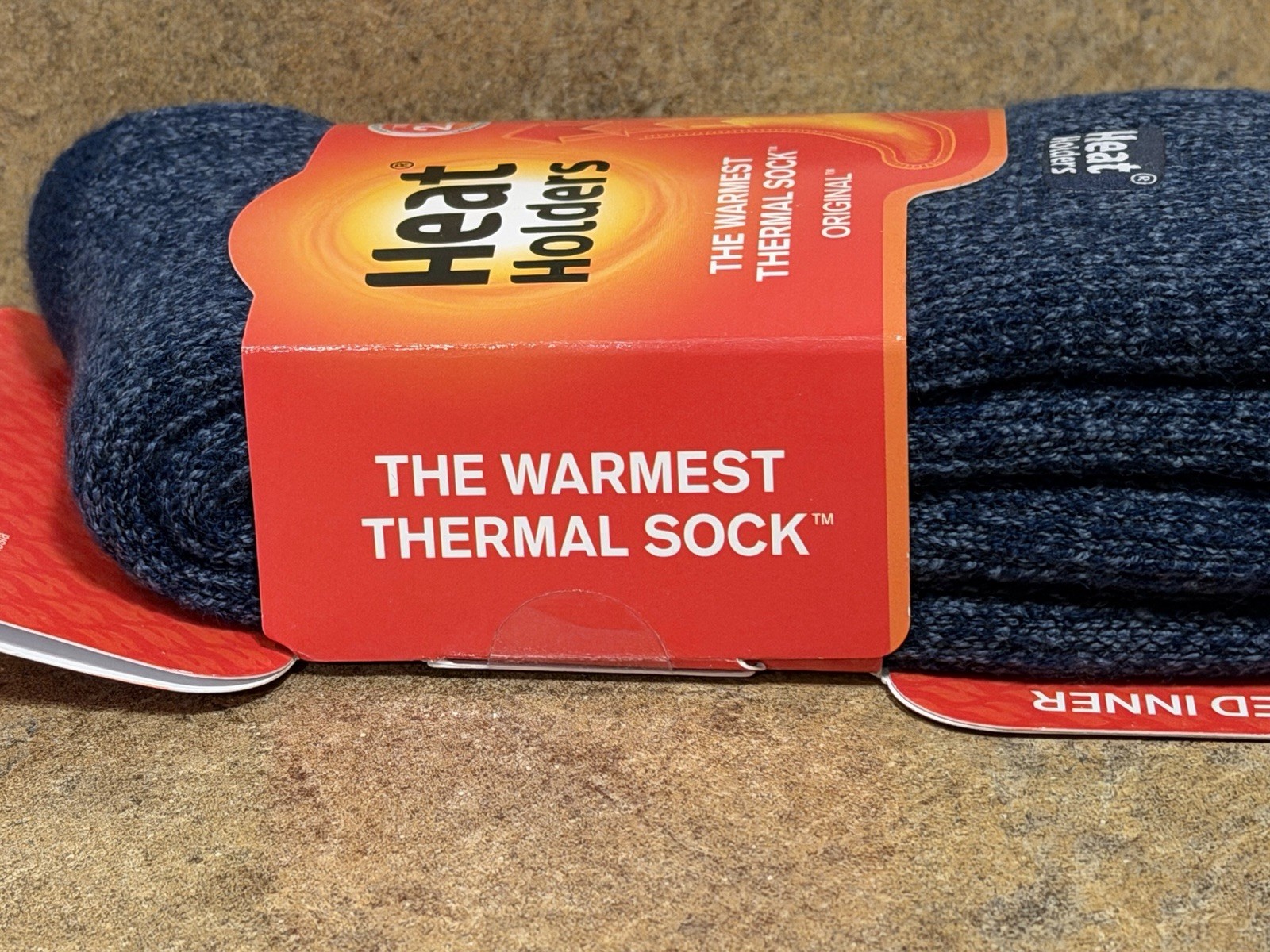 Heat Holders Brand Socks The Original 2.3 TOG Mens 7-12 Thermal 7xWarmer NEW!