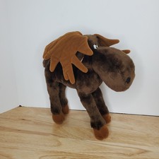 Vintage Dakin Moose Plush Chewie Stuffed Animal 11 Inch 1983