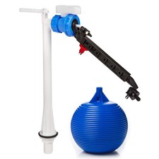 Opella Toilet Delchem Cistern Bottom Entry Filling Valve Adjustable Arm 1/2" 