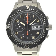 discount Sinn military 156.B Chronograph day date Automatic Men's Watch E#142107