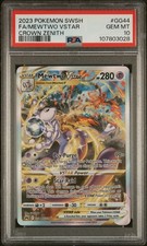Mewtwo VSTAR Crown Zenith Galarian Gallery GG44/GG70 Holo FA EN PSA 10