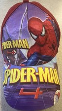 Marvel Spider-Man 4 Multicolored Baseball Cap Adjustable Hat for Boys Or Girls