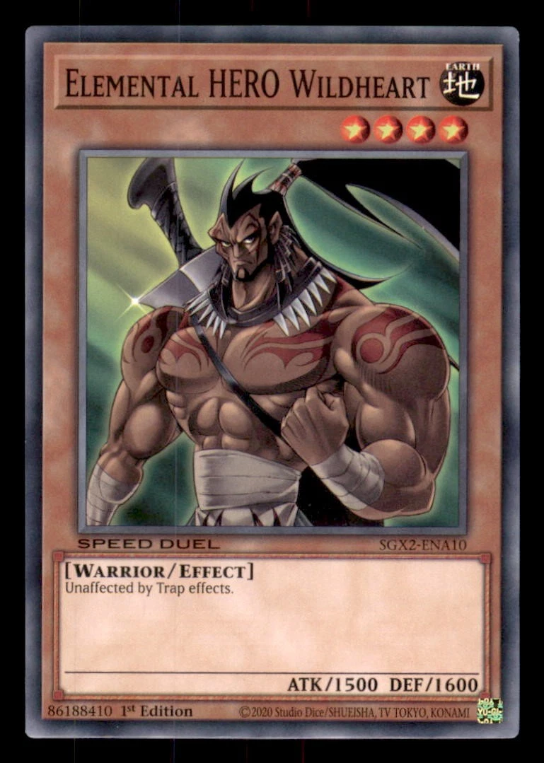 Elemental HERO Wildheart Yu-Gi-Oh! TCG Individual Trading Card