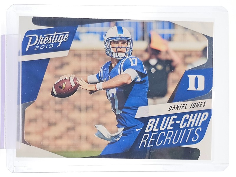 DANIEL JONES 2019 PRESTIGE FOOTBALL ROOKIE BLUE-CHIP RECRUITS #BC-DJ Q7183