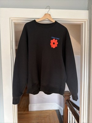 OBEY Clothing Maison Dobey Black Flower Sweatshirt XL